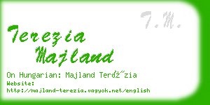 terezia majland business card